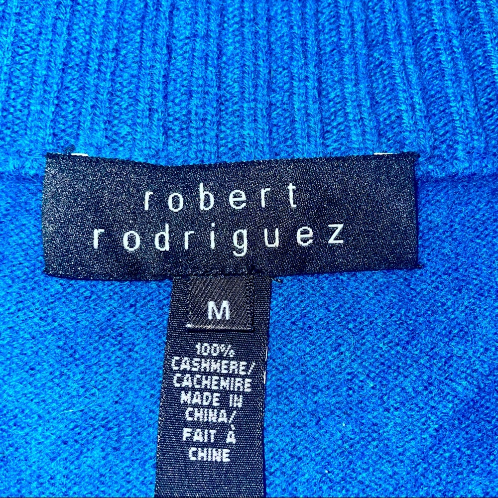 Robert Rodriguez cashmere sweater boat neck